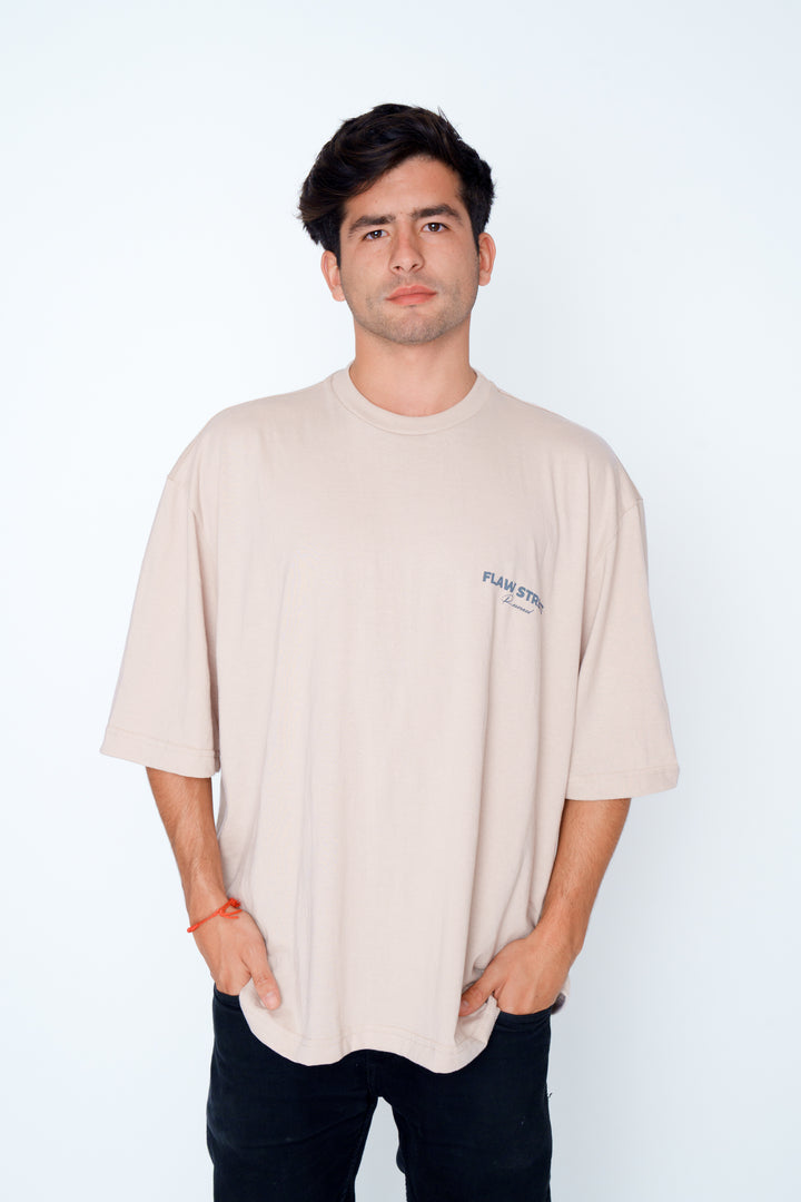 POLERA Beige Flaw Street