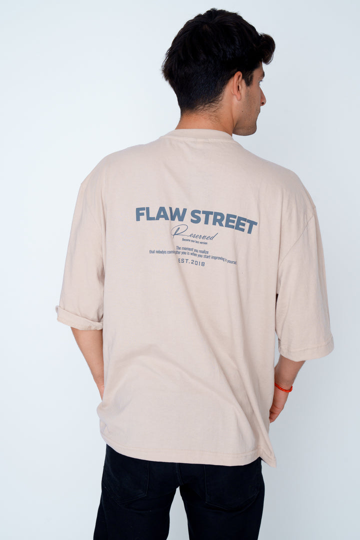 POLERA Beige Flaw Street
