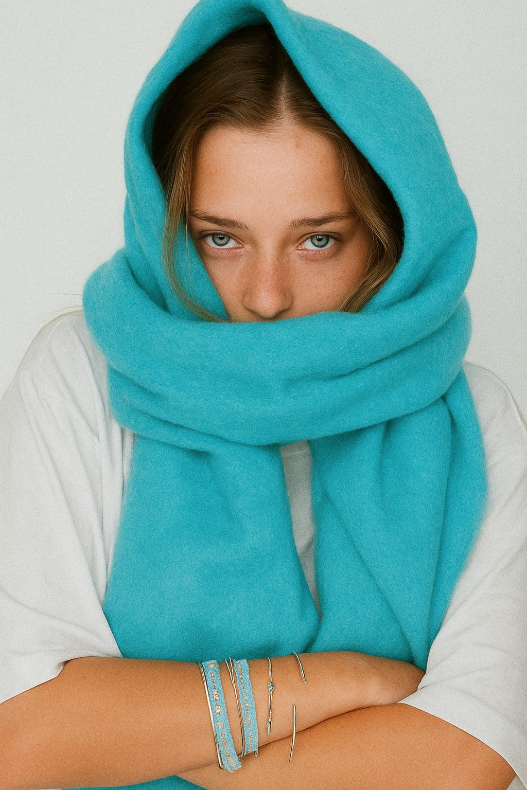 Bufanda Flaw Turquesa