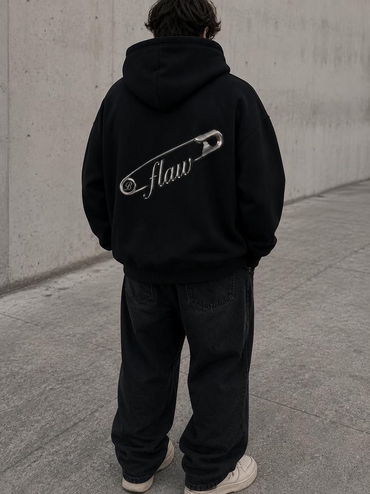 Poleron Essential Flaw Safety Pin Mujer