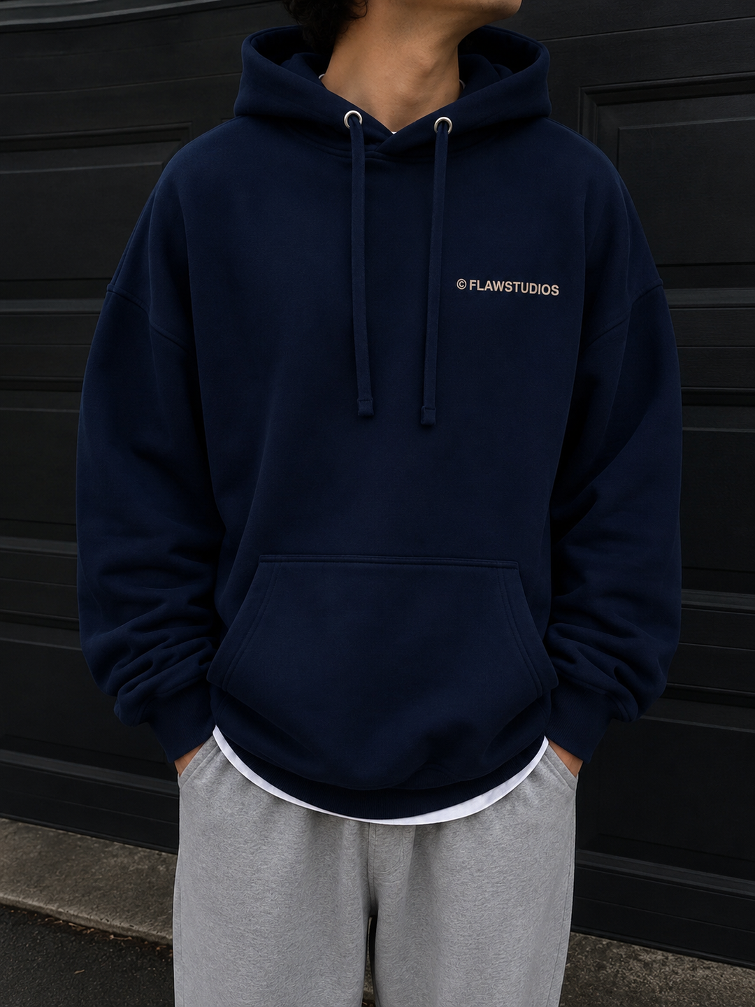 Hoddie Flaw Studios Hombre