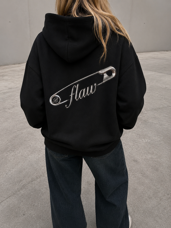 Poleron Essential Flaw Safety Pin Mujer
