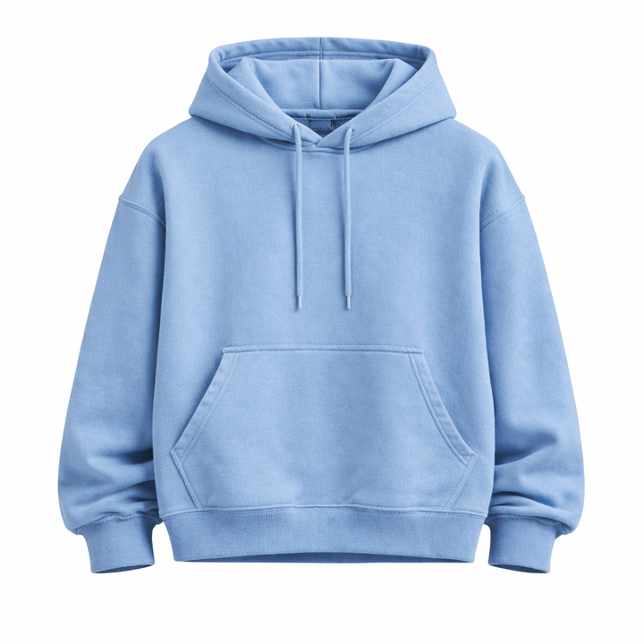 Polerón Oversize Boxy FLAW Liso Heavyweight 900g Unisex – Algodón Premium