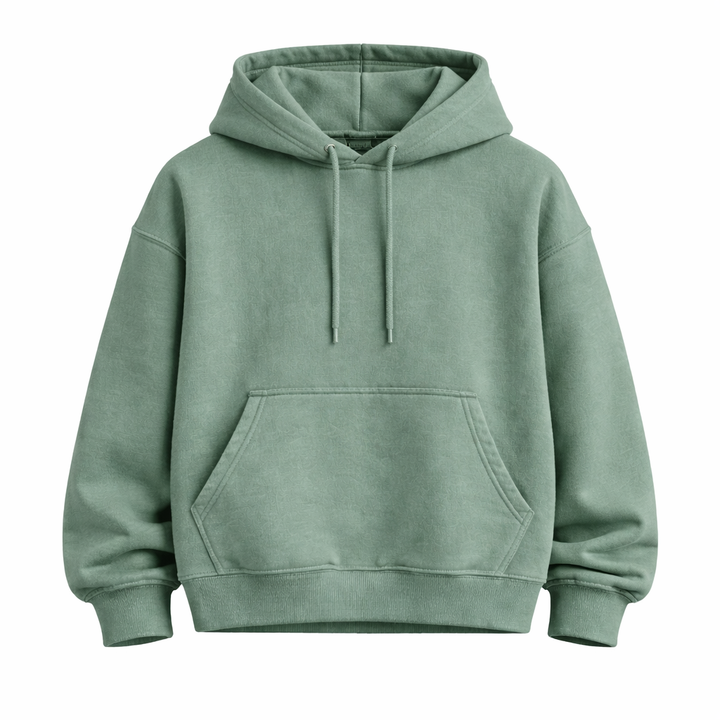 Polerón Oversize Boxy FLAW Liso Heavyweight 900g Unisex – Algodón Premium