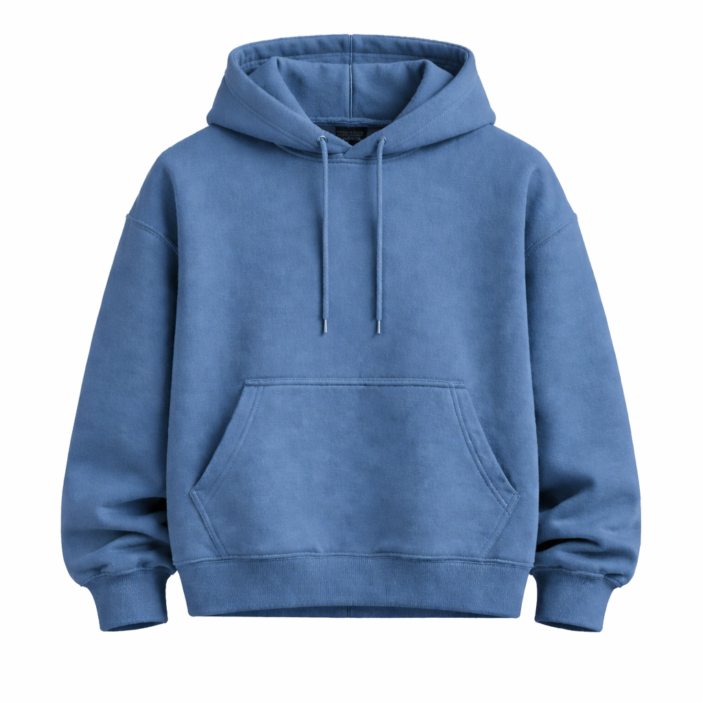 Polerón Oversize Boxy FLAW Liso Heavyweight 900g Unisex – Algodón Premium