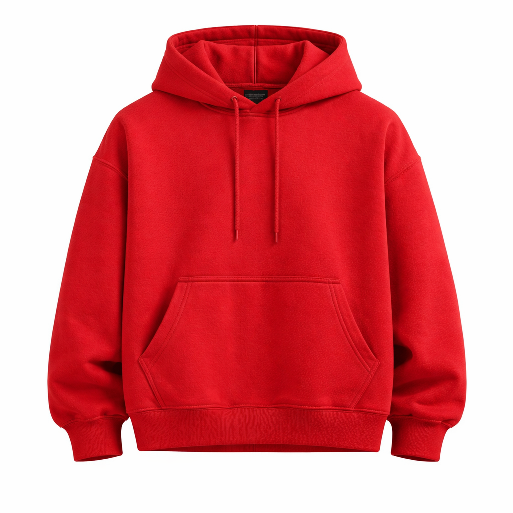 Polerón Oversize Boxy FLAW Liso Heavyweight 900g Unisex – Algodón Premium