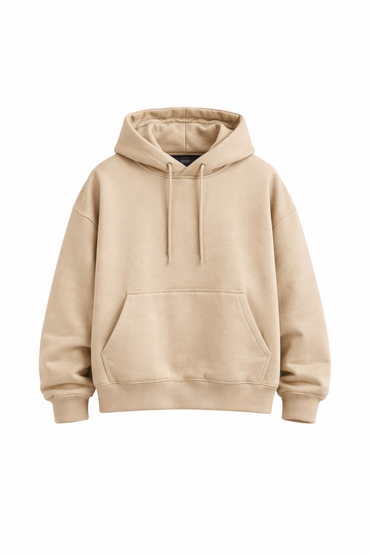 Polerón Oversize Boxy FLAW Liso Heavyweight 900g Unisex – Algodón Premium