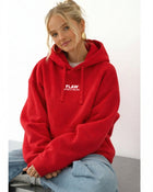 Polerón Essential Flaw - Rojo - mujer - frente