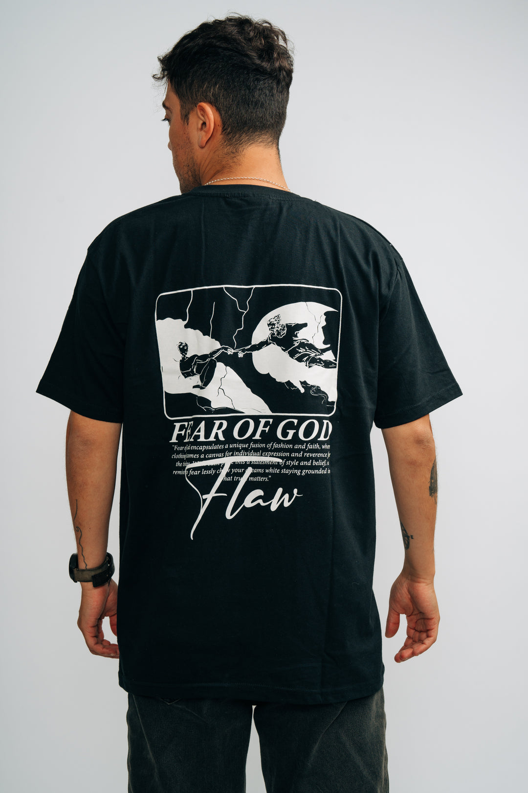 Flaw Fear of God T-Shirt Black