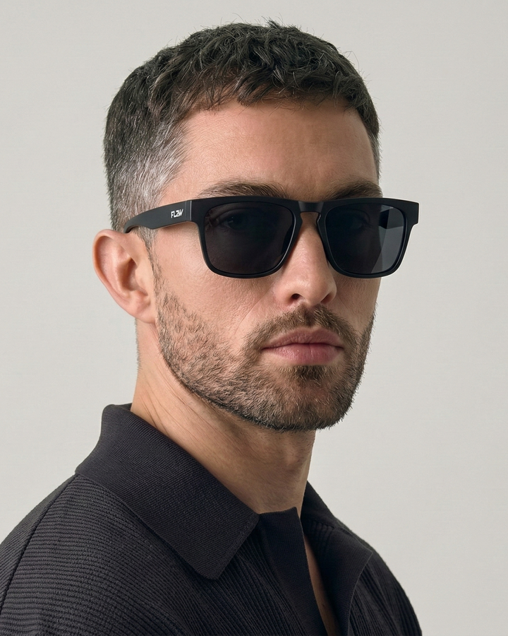 Lentes de Sol Polarizados Bison Black Flaw