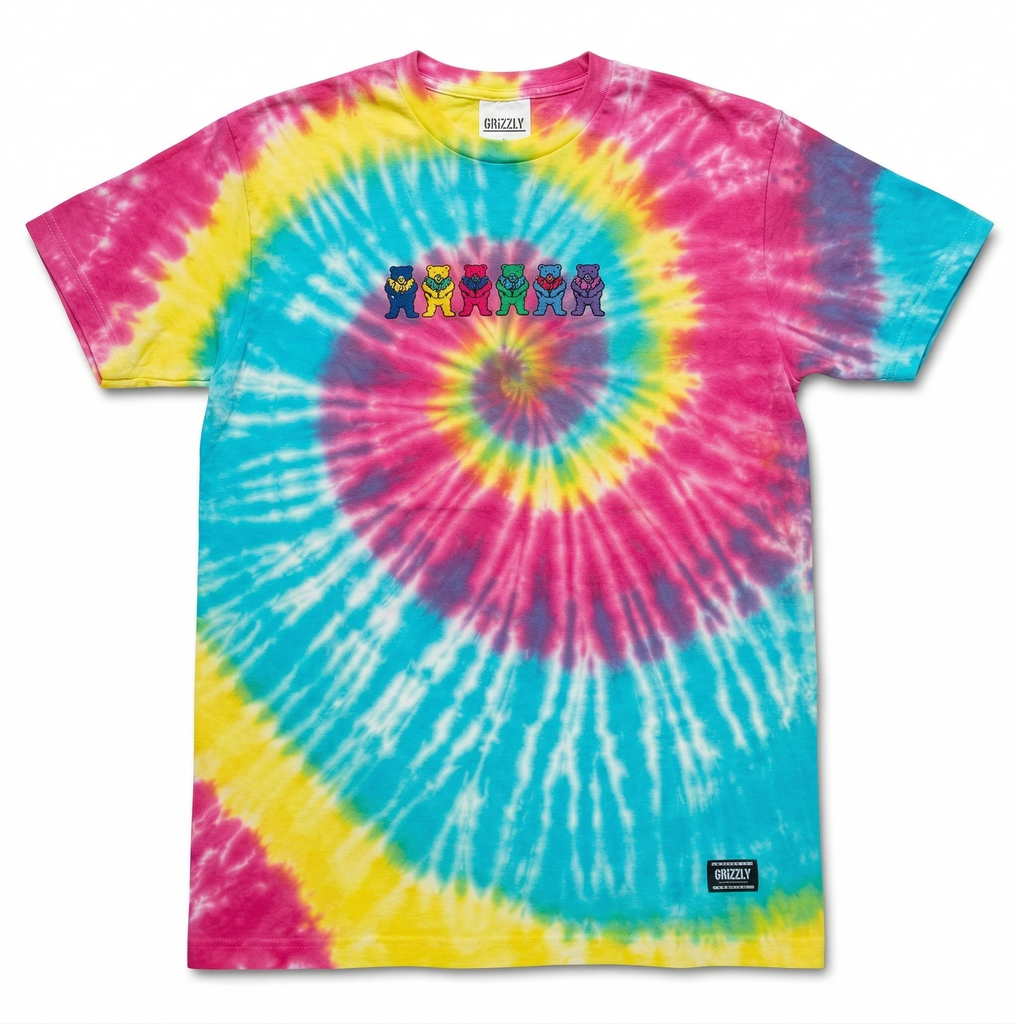 Polera 2x1🔥 Tie Dye 6 Gummy Bear Mini Grizzly S24