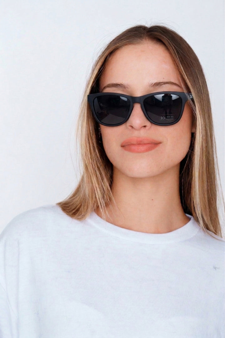 Lentes de Sol Polarizados Rocks Black Flaw