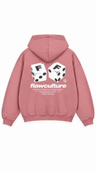 Poleron Essential Dice Flaw - Rosa palo - espalda