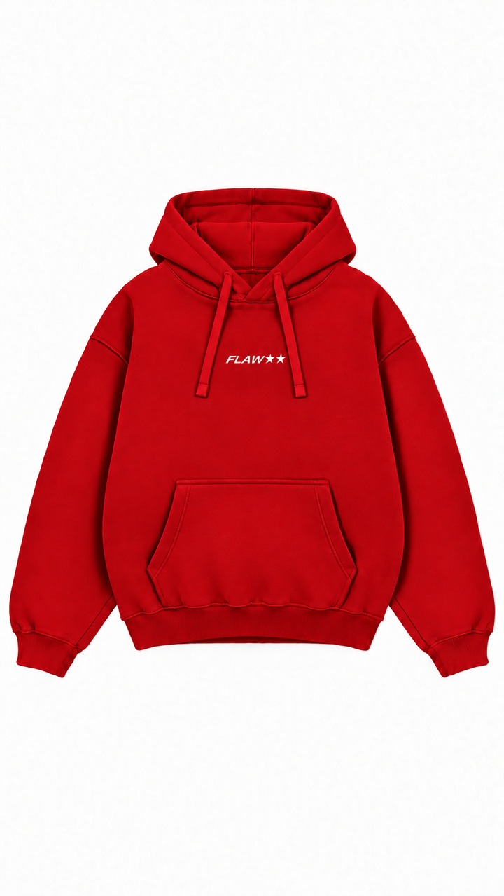 Poleron Essential Lactea Flaw - Rojo - frente