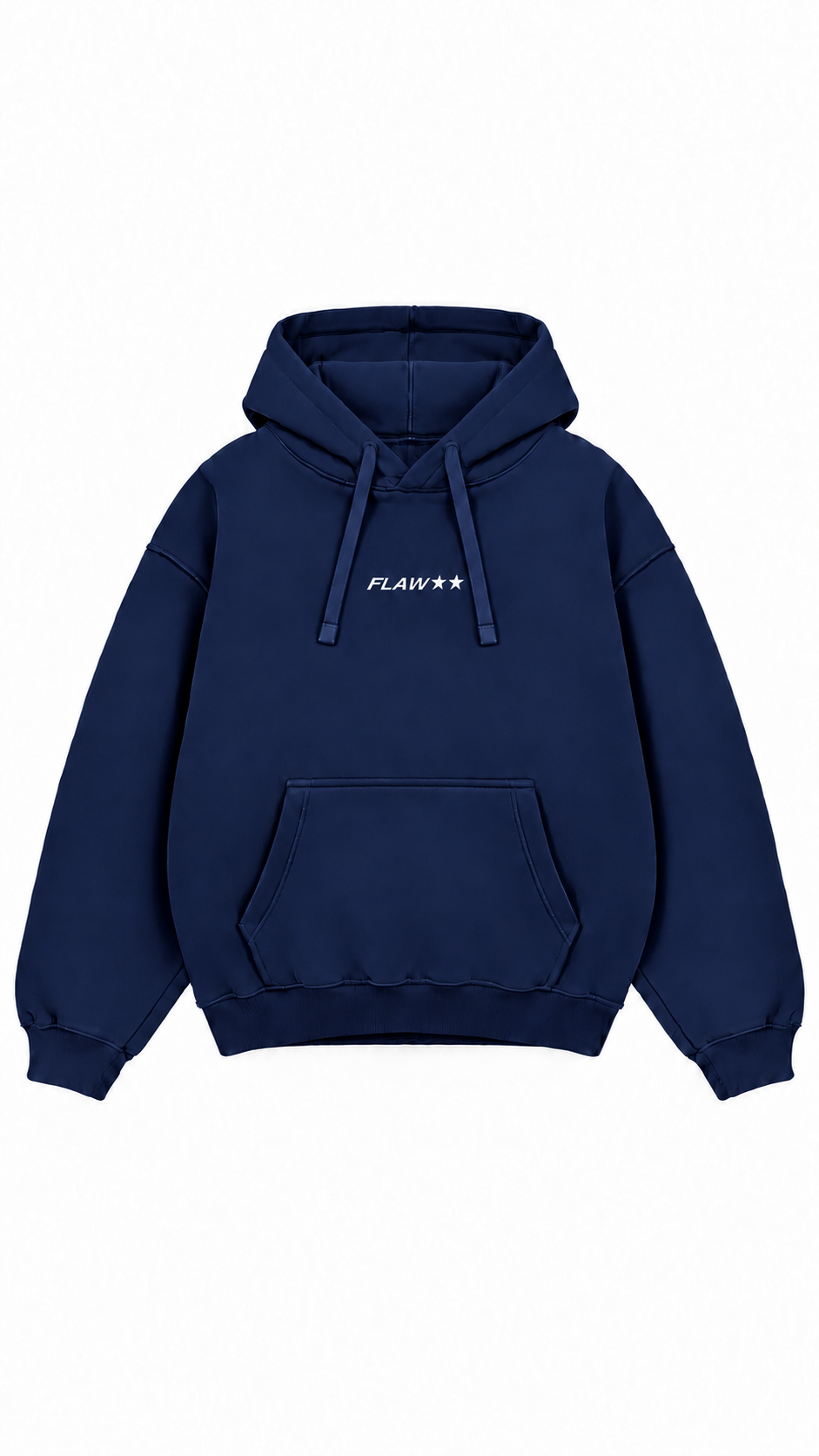 Poleron Essential Lactea Flaw - Azul marino - frente