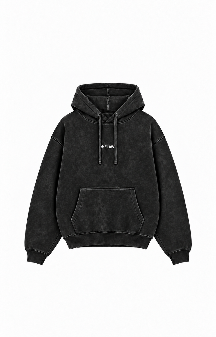 Poleron Essential Cosmic Acid 2.0 Flaw - Negro Acid Wash - frente