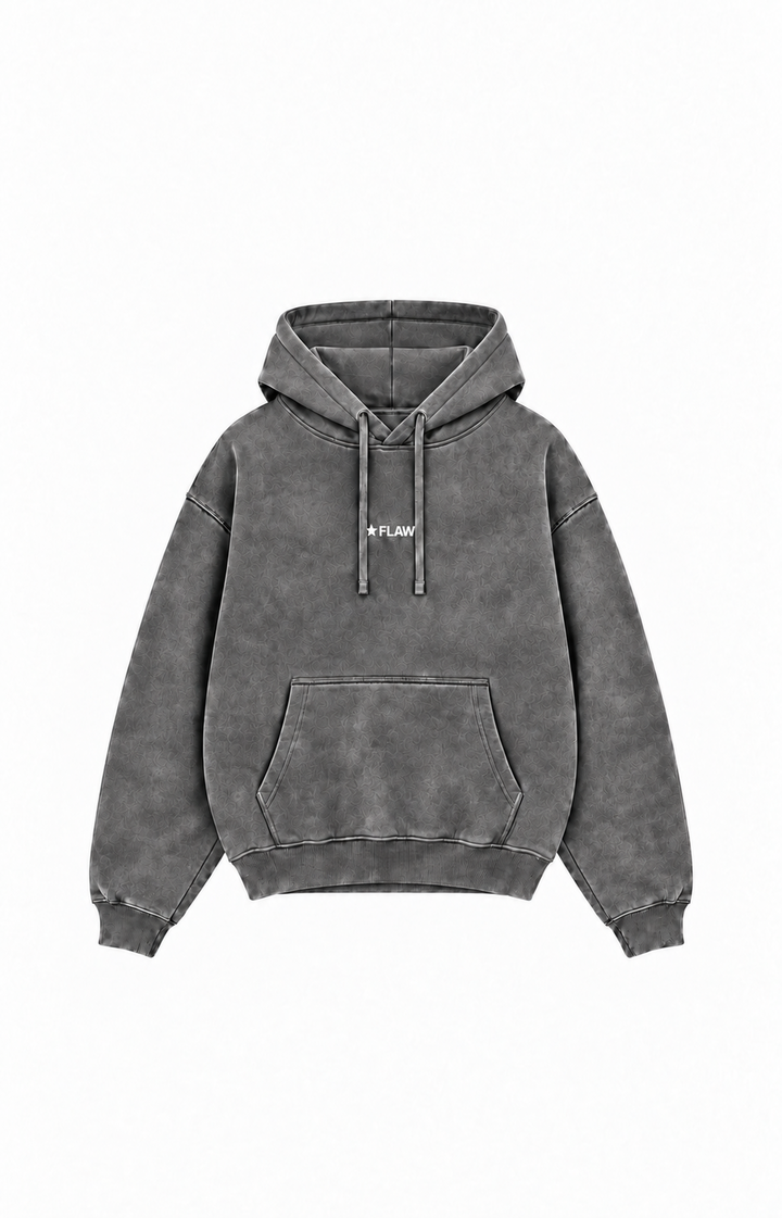 Poleron Essential Cosmic Acid 2.0 Flaw - Gris Acid Wash - frente