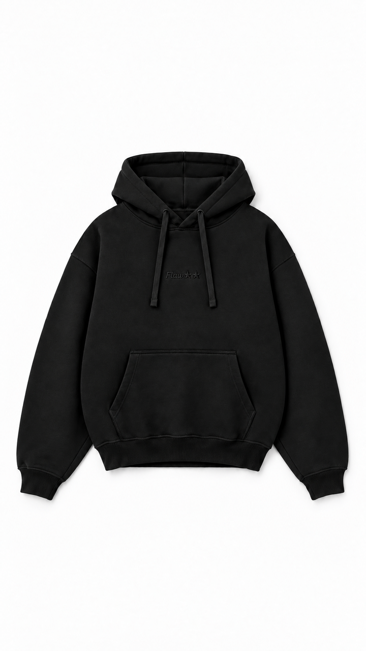 Poleron Essential Two Flaw - Negro - frente