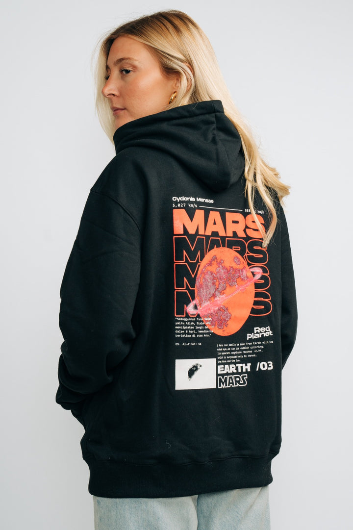 Flaw Mars Hoodie Black