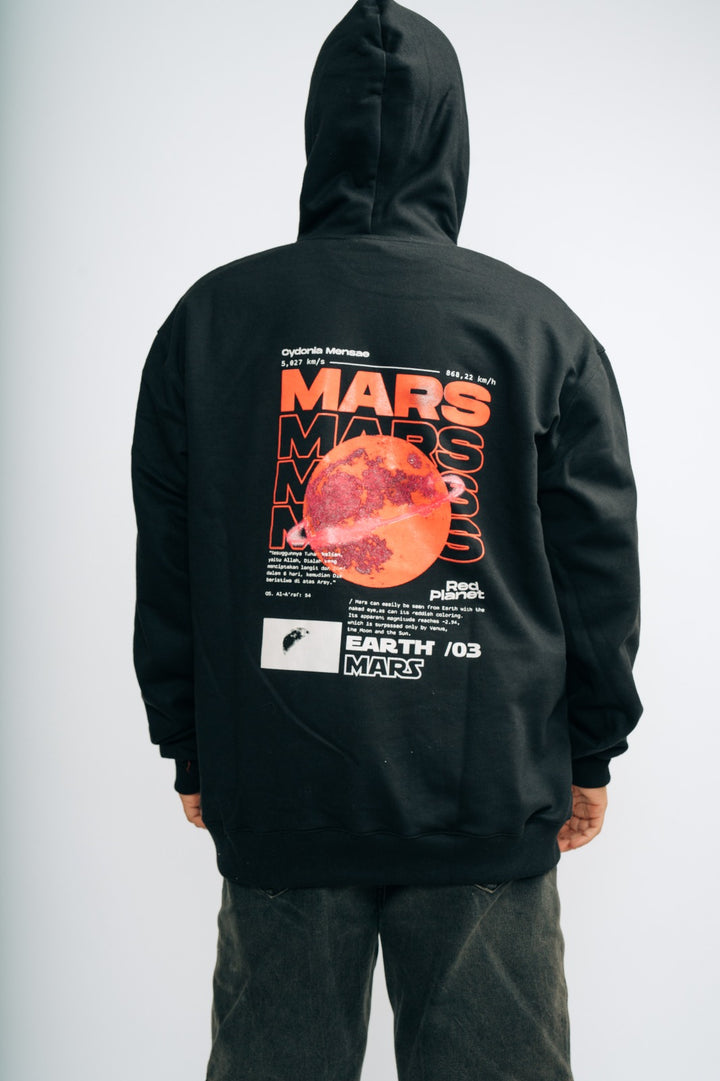 Flaw Mars Hoodie Black