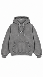 Poleron Essential Dice Acid Wash Flaw - Gris Acid Wash - frente