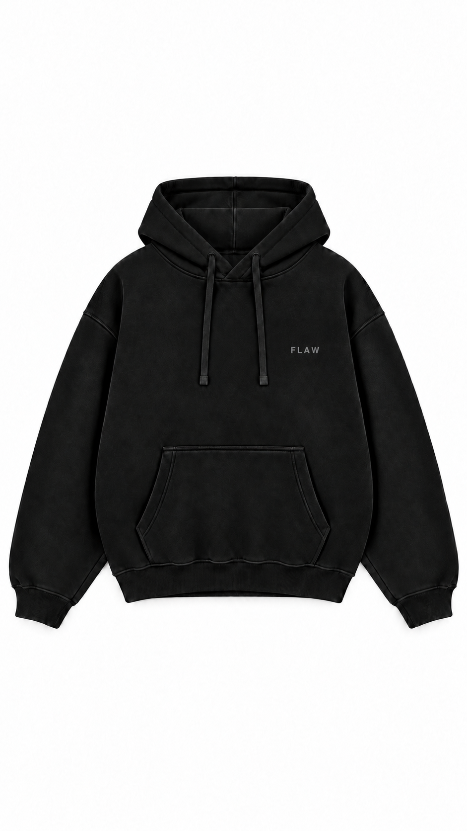Polerón Essential Vía Flaw - Negro - frente