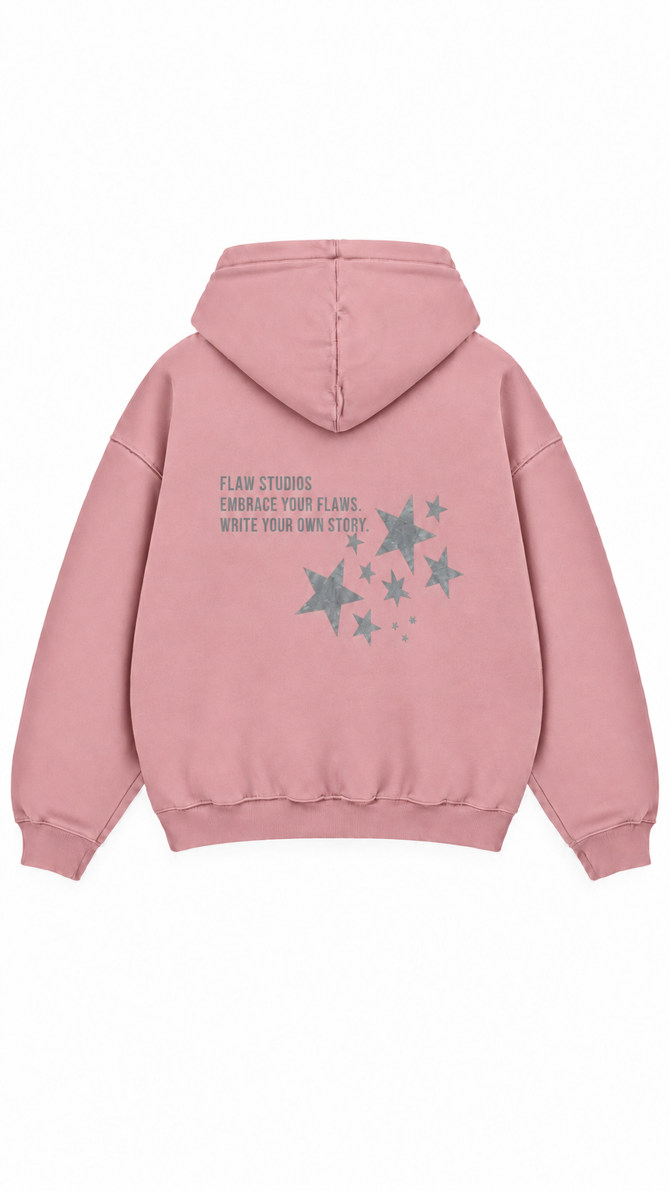 Polerón Essential Vía Flaw - Rosa palo - espalda