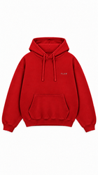 Polerón Essential Vía Flaw - Rojo - frente
