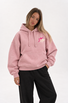 Polerón Essential Beuty Flaw - Rosa palo - mujer en estudio - frente