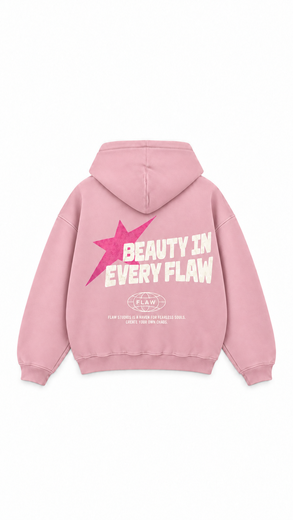 Polerón Essential Beuty Flaw - Rosa palo - espalda