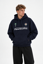 Polerón Essential Football Club Flaw - Azul marino - hombre en estudio - frente