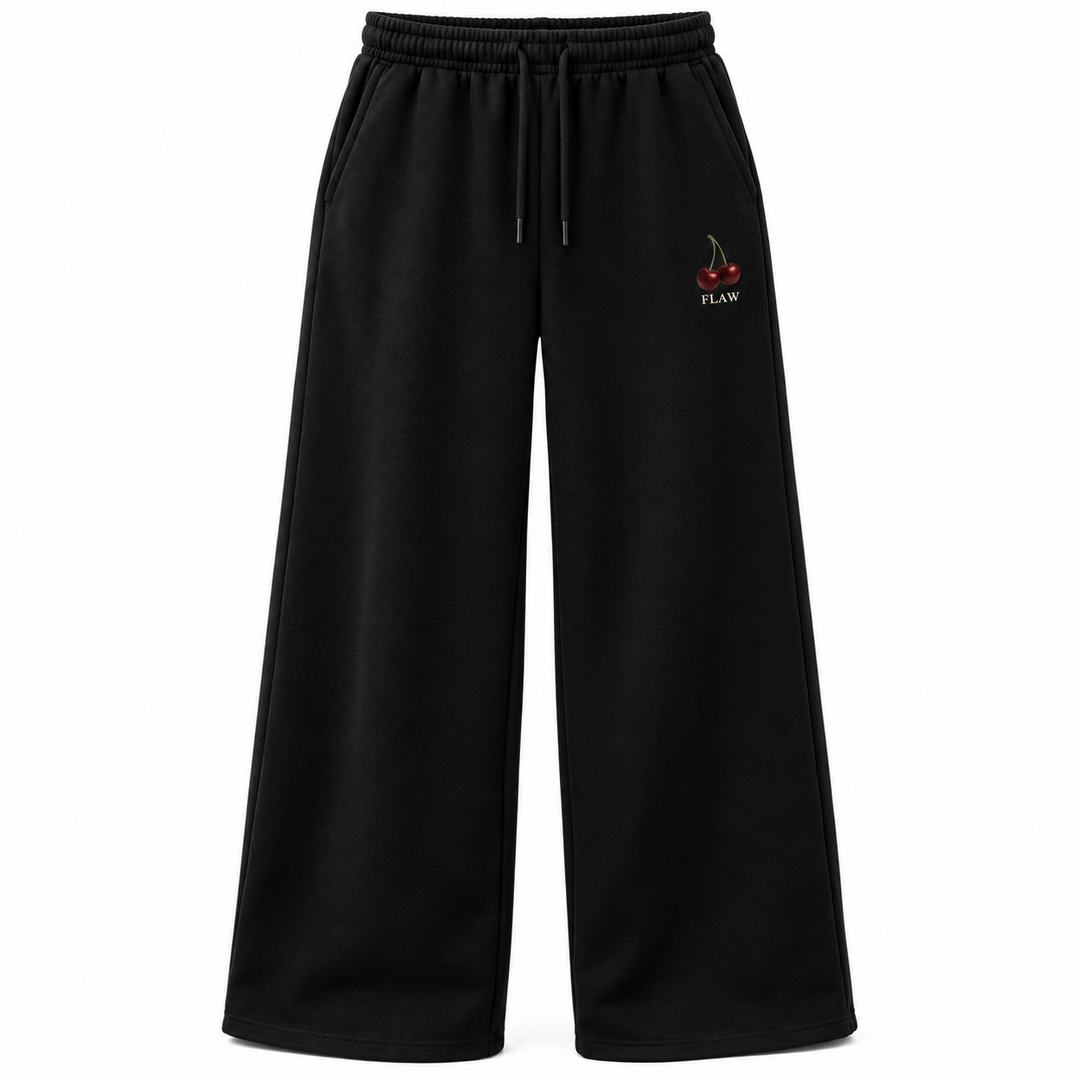 Pantalón negro Essential Cherry Flaw