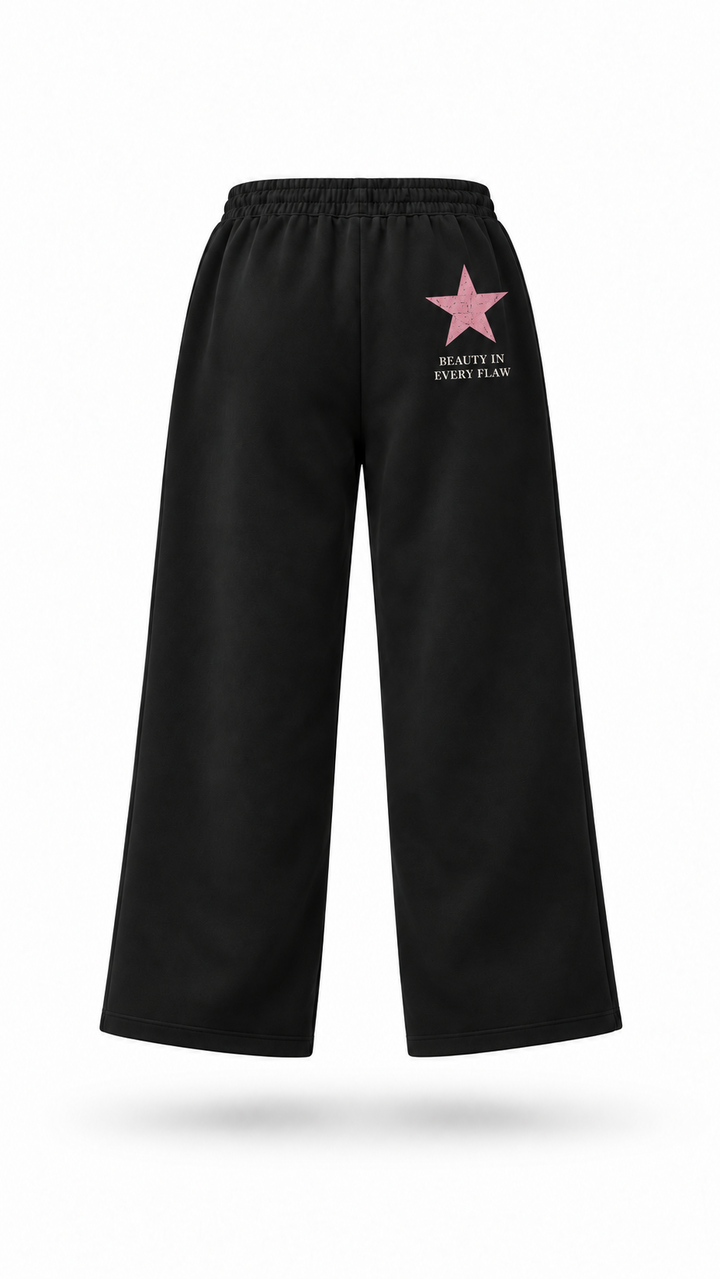 Pantalón Essential Pink Star Flaw, vista trasera