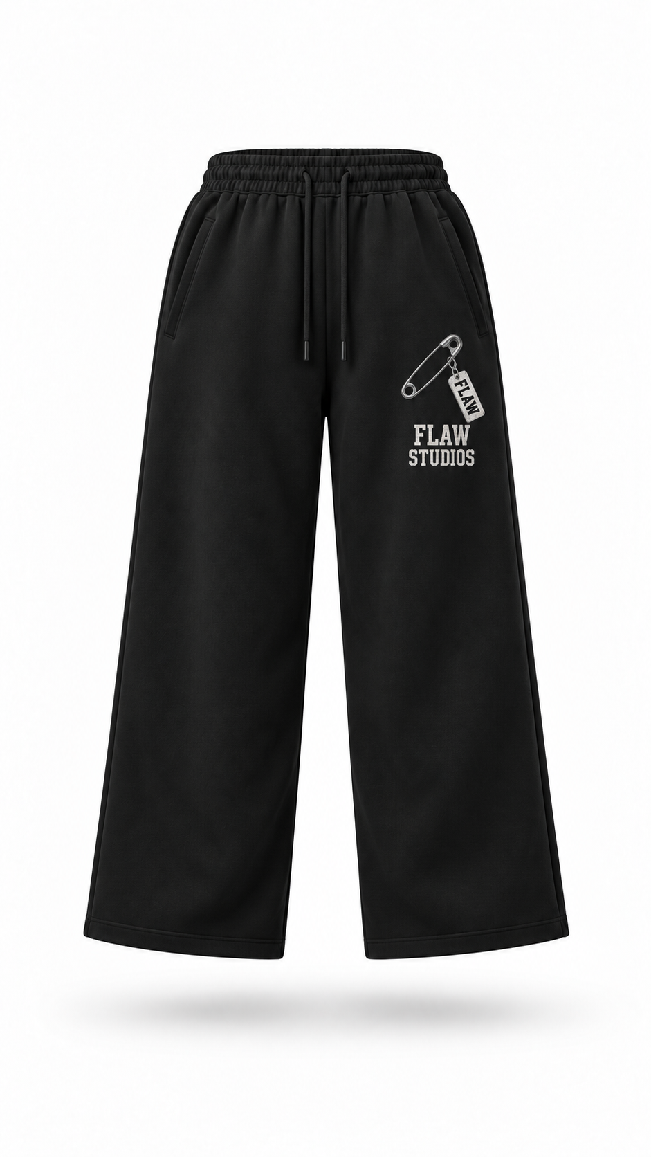 Pantalón negro Essential Safety Pin Flaw