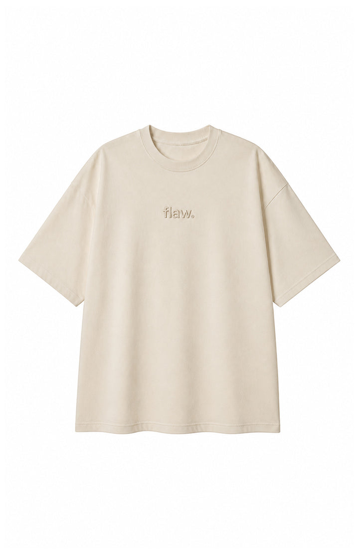 Polera Flaw Core Bordado