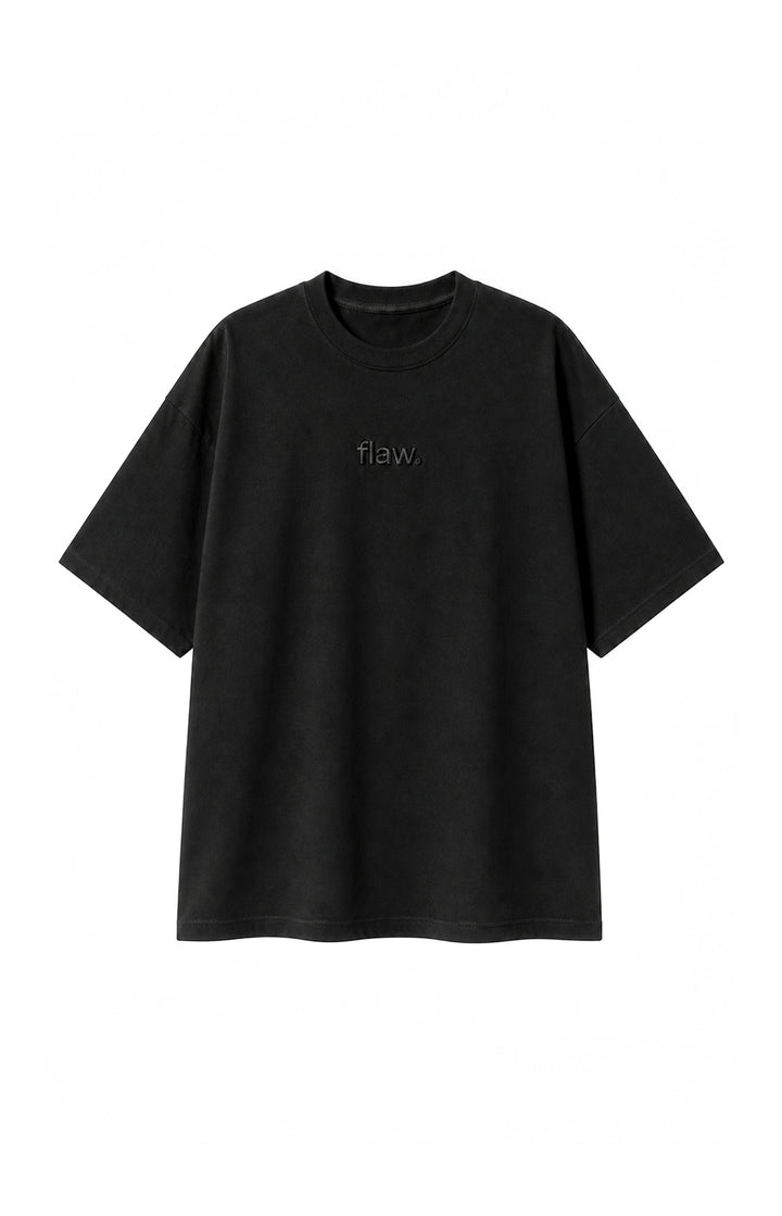 Polera Flaw Core Bordado