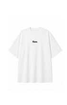 Polera Simple blanca oversized