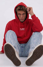 Polerón Essential Flaw - Rojo - hombre - frente
