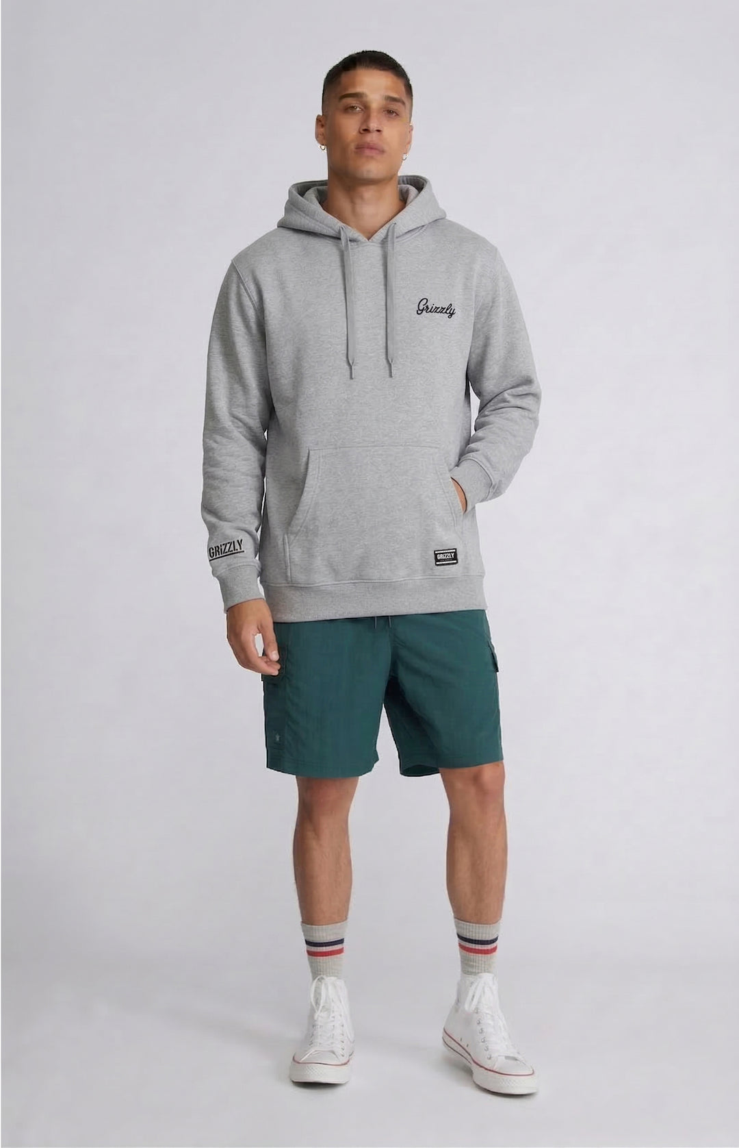 Poleron Embroidered mini Script Grizzly Griptape Summer 25