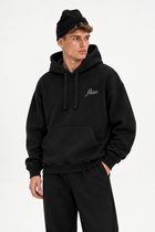Polerón Essential Safety Pin Flaw - Black - hombre en estudio - frente