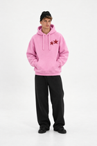 Polerón Essential Twins Flaw - Rosa - hombre en estudio - frente