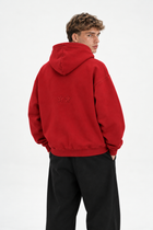 Polerón Essential Two Flaw - Rojo - hombre en estudio - espalda